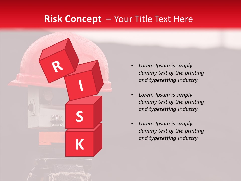 Safety Background Ore PowerPoint Template