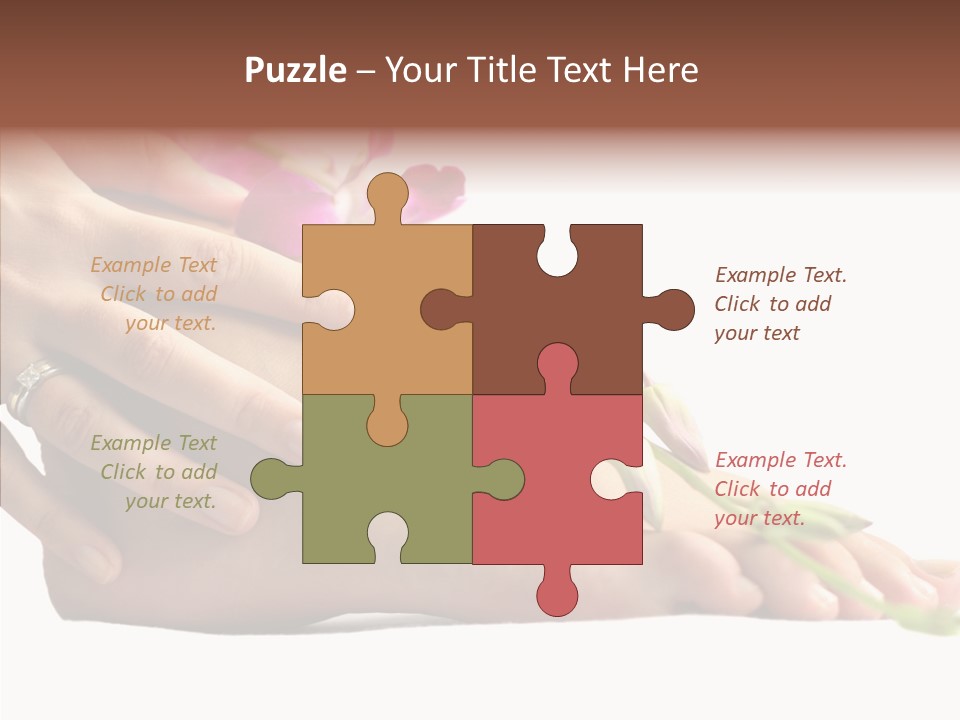 Isolated Skin Purity PowerPoint Template