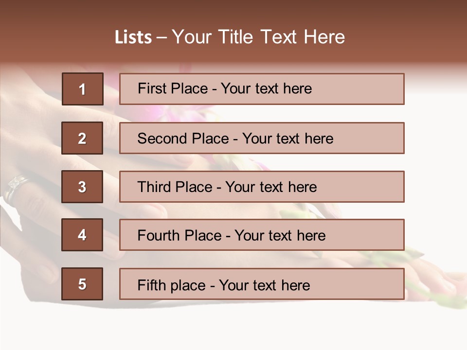 Isolated Skin Purity PowerPoint Template