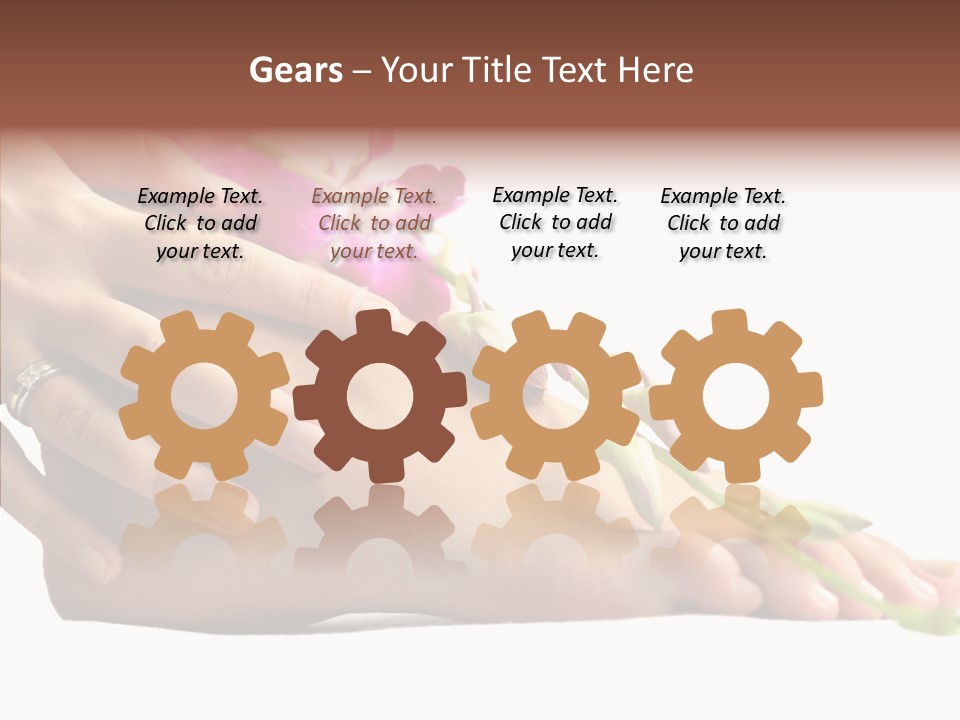 Isolated Skin Purity PowerPoint Template