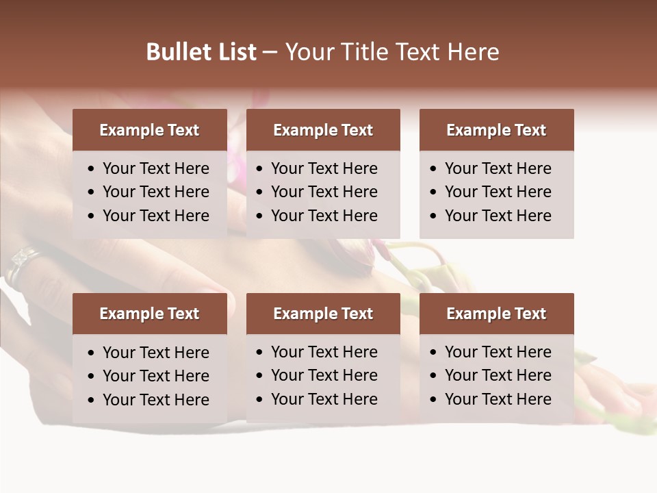 Isolated Skin Purity PowerPoint Template