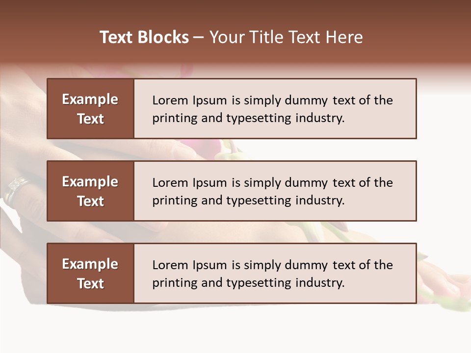 Isolated Skin Purity PowerPoint Template