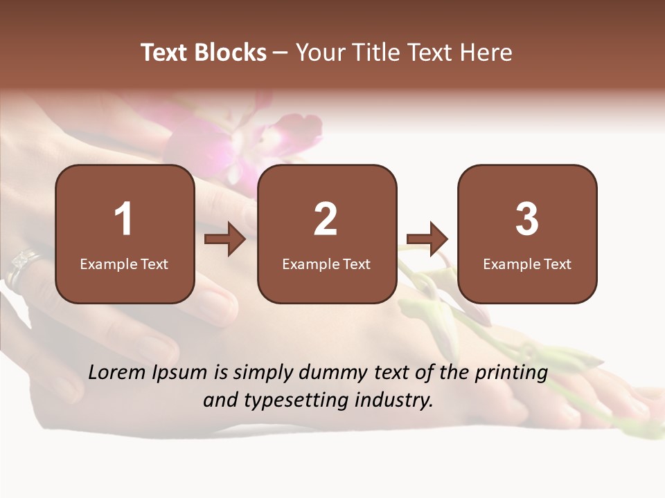 Isolated Skin Purity PowerPoint Template