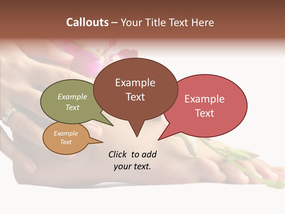 Isolated Skin Purity PowerPoint Template