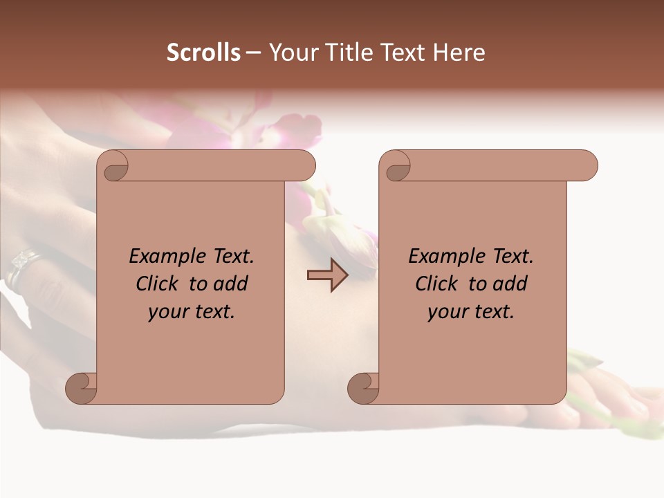 Isolated Skin Purity PowerPoint Template
