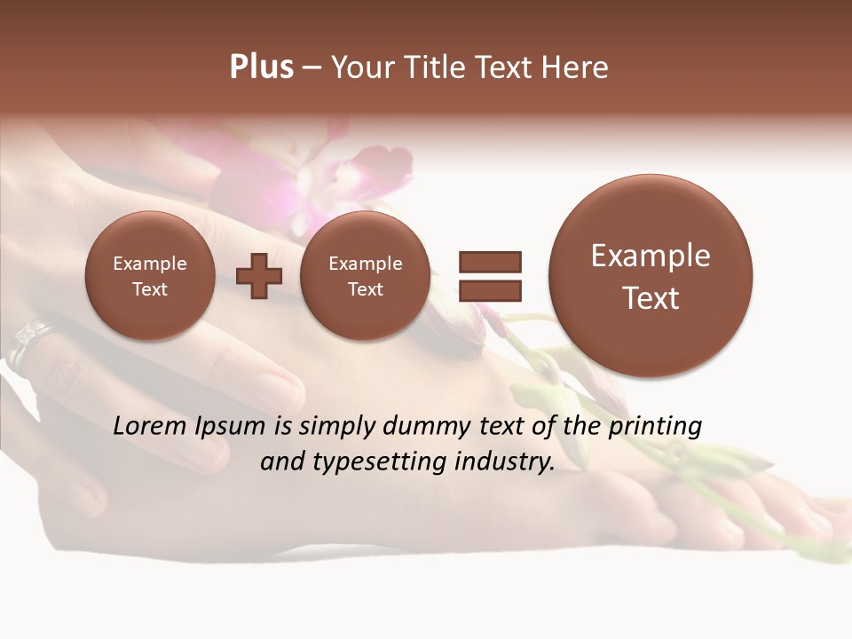 Isolated Skin Purity PowerPoint Template