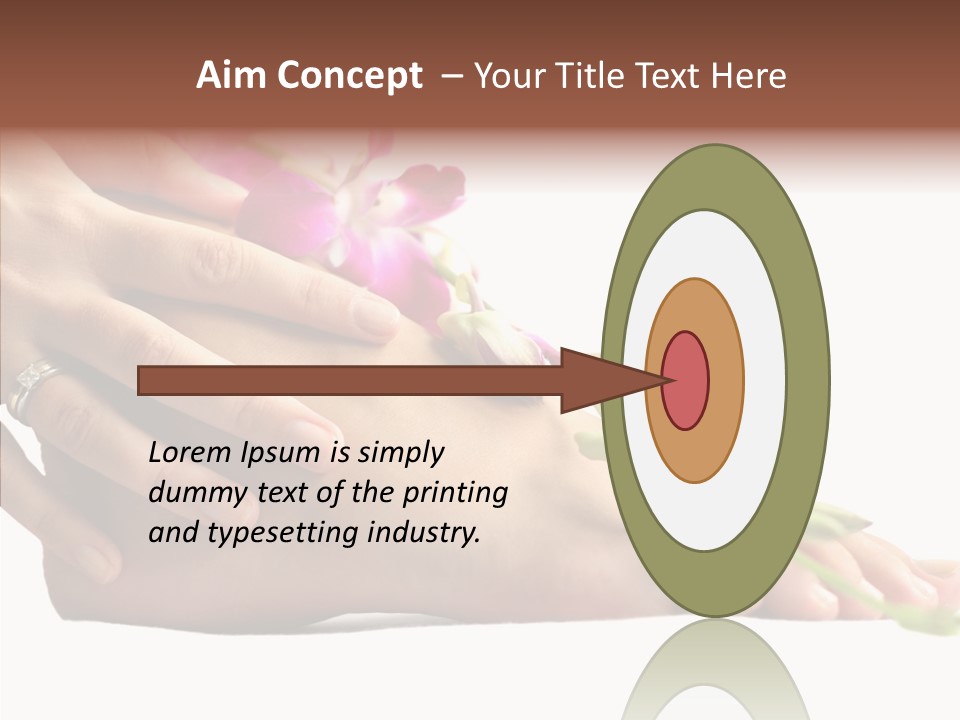 Isolated Skin Purity PowerPoint Template