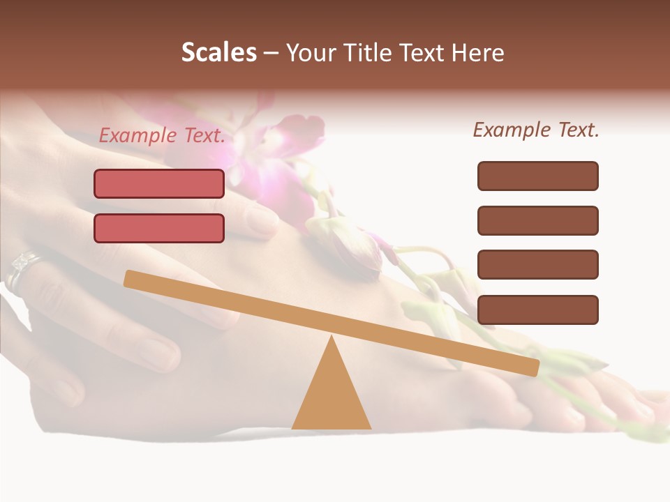 Isolated Skin Purity PowerPoint Template
