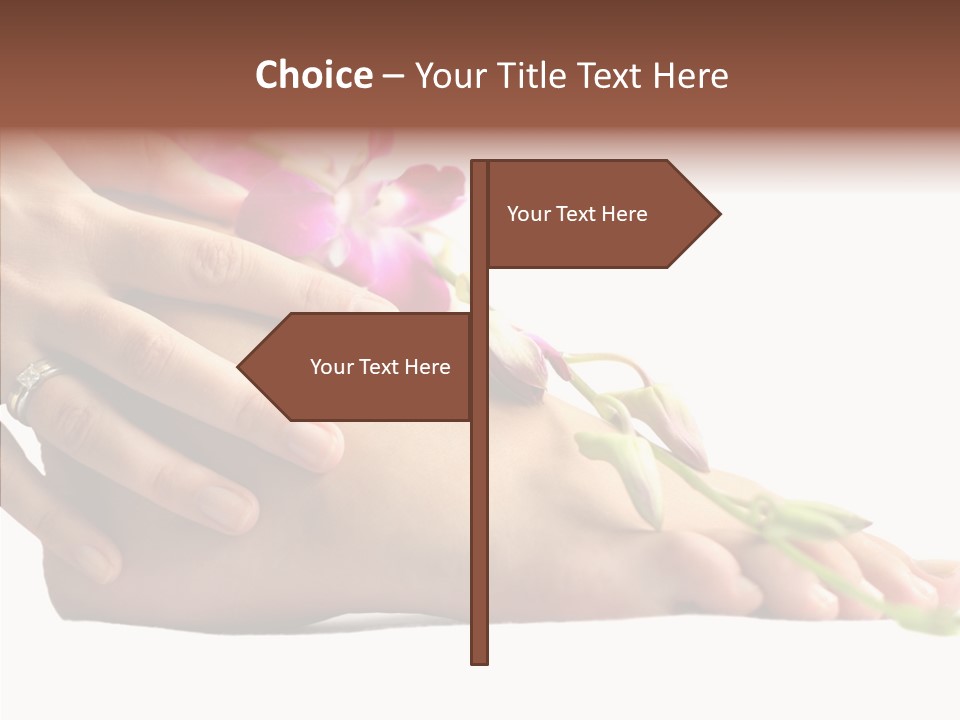 Isolated Skin Purity PowerPoint Template