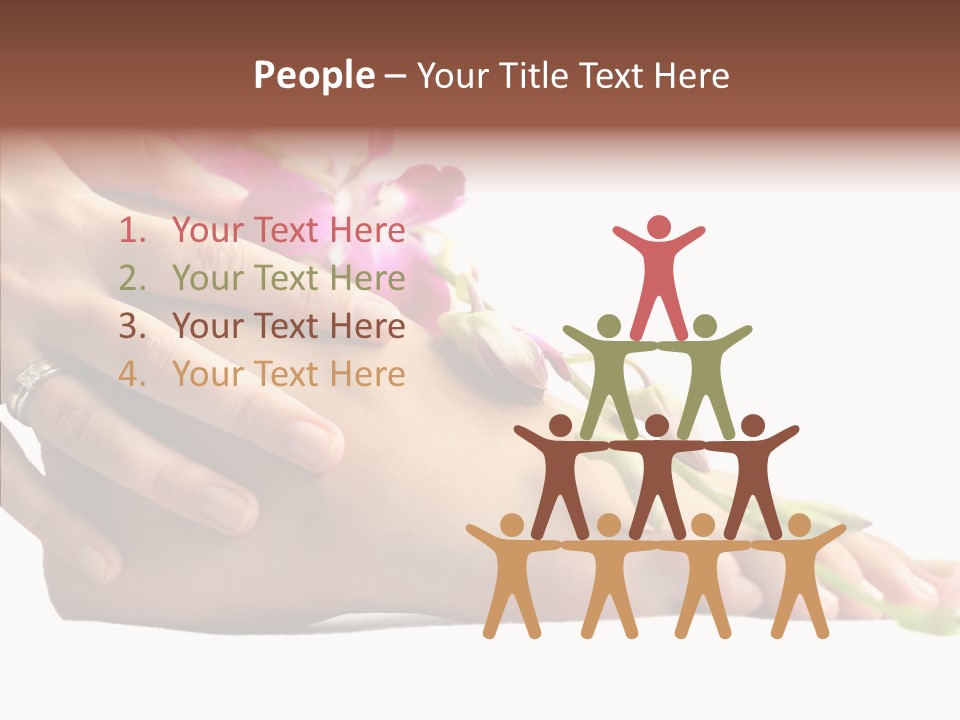 Isolated Skin Purity PowerPoint Template