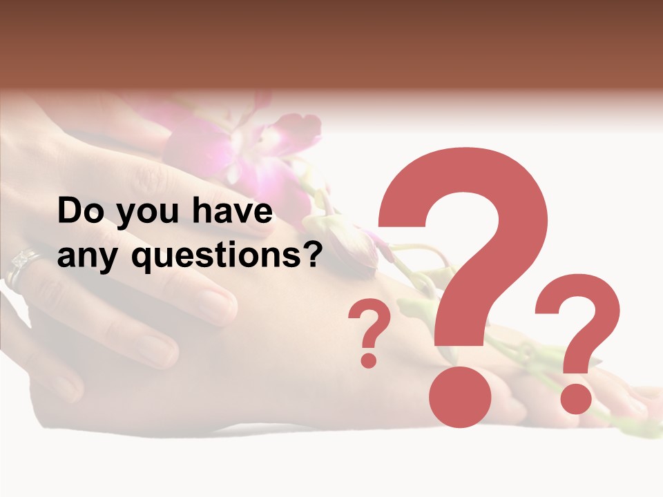 Isolated Skin Purity PowerPoint Template