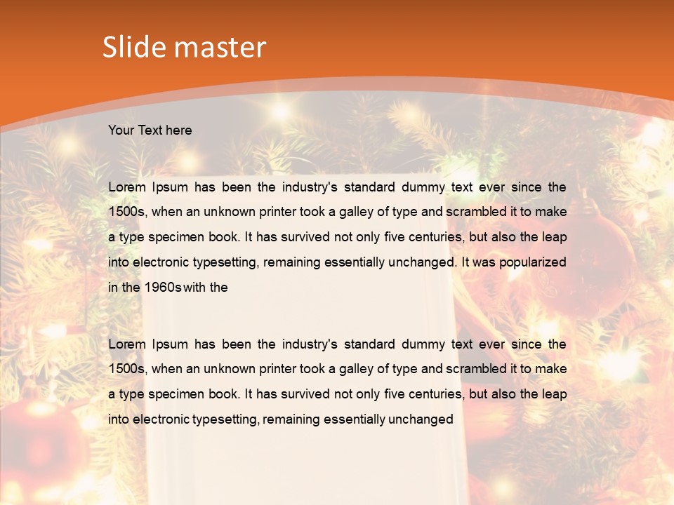 Artistic Gold Colorful PowerPoint Template