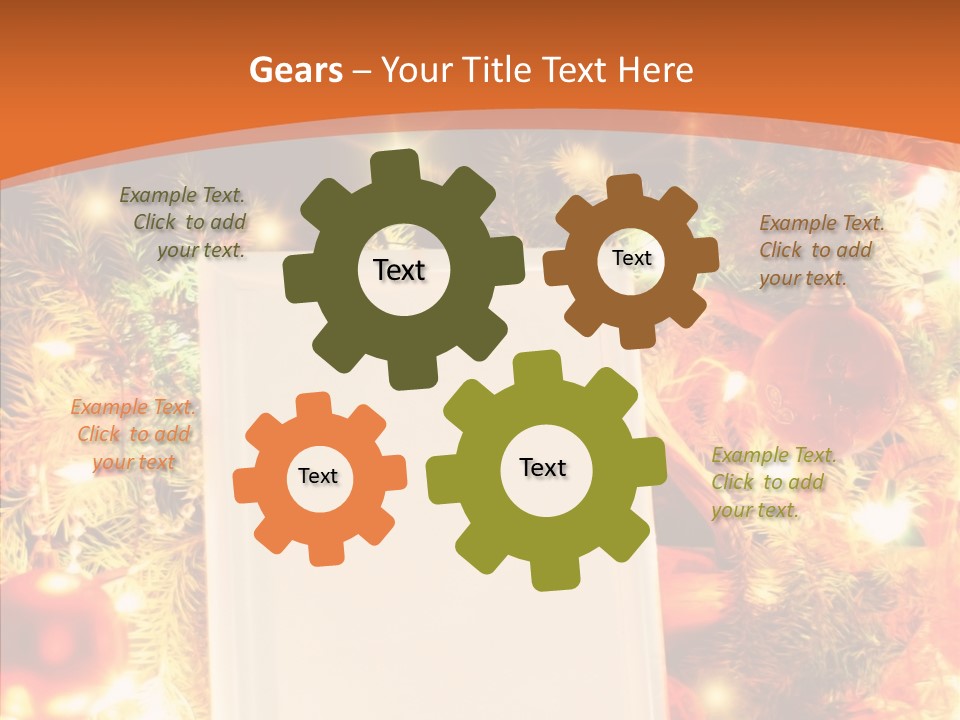 Artistic Gold Colorful PowerPoint Template