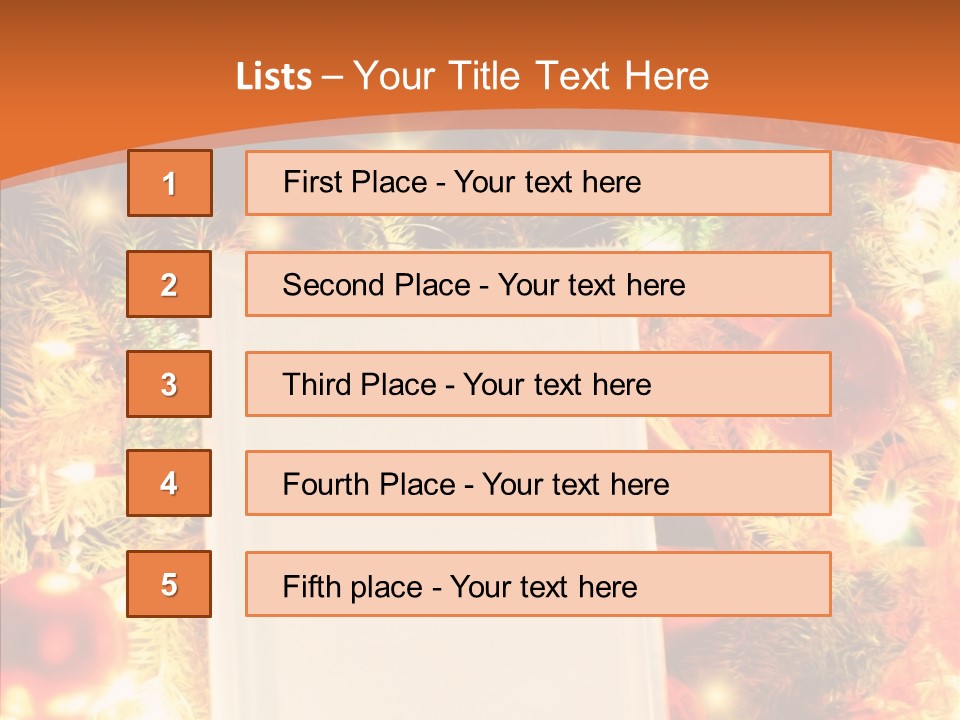 Artistic Gold Colorful PowerPoint Template
