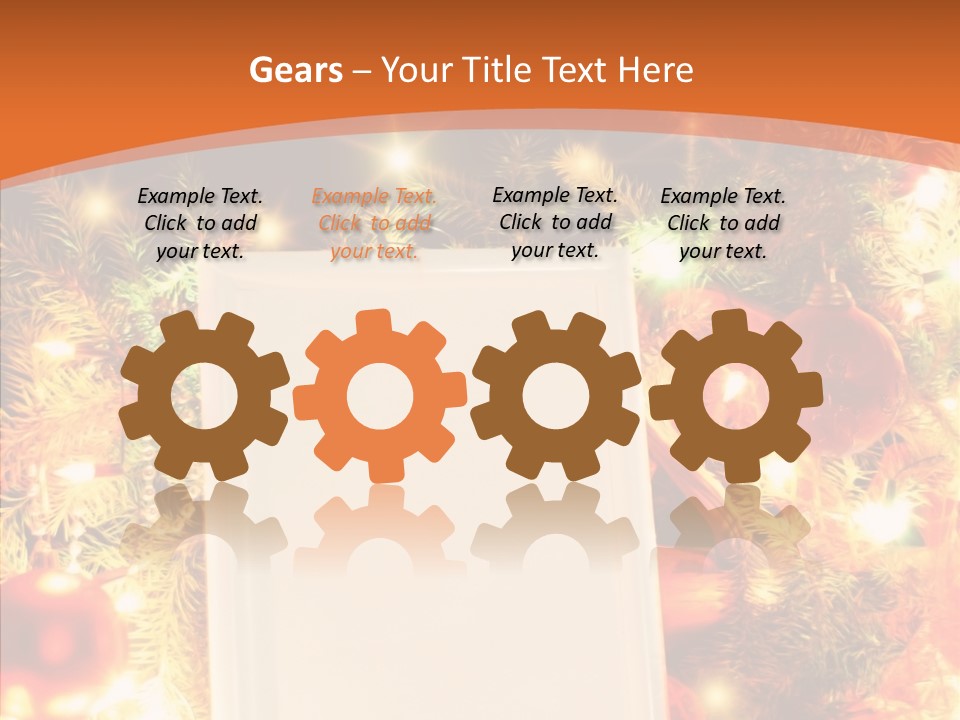 Artistic Gold Colorful PowerPoint Template