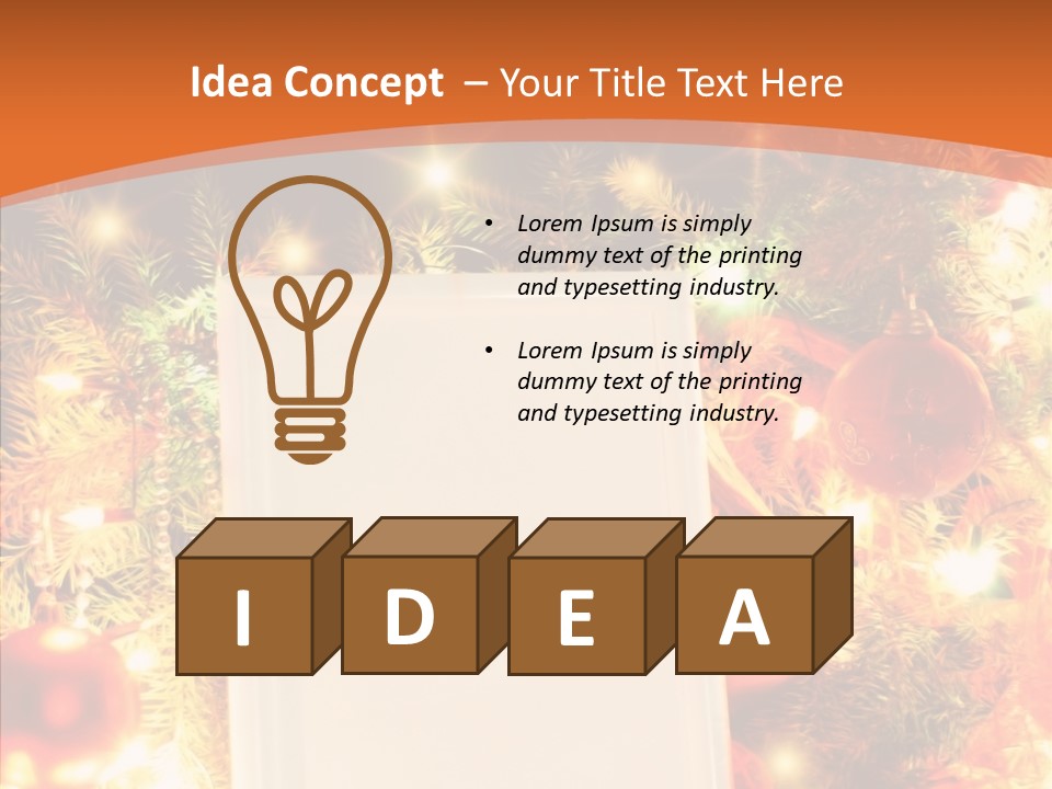 Artistic Gold Colorful PowerPoint Template