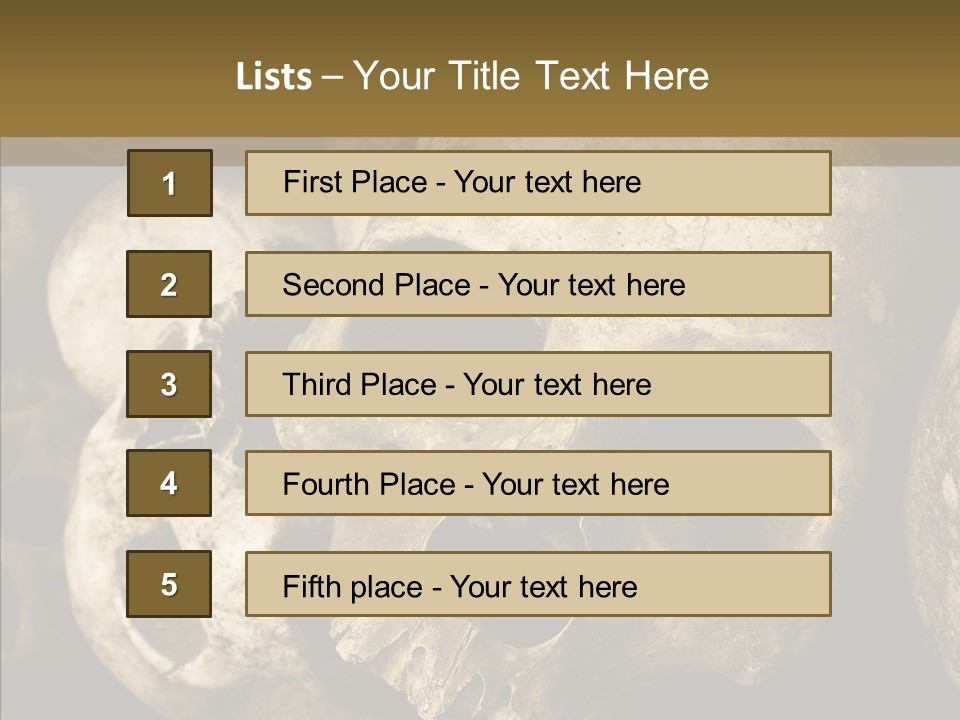 Human Genocide Science PowerPoint Template