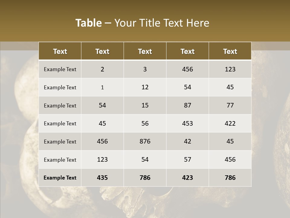 Human Genocide Science PowerPoint Template