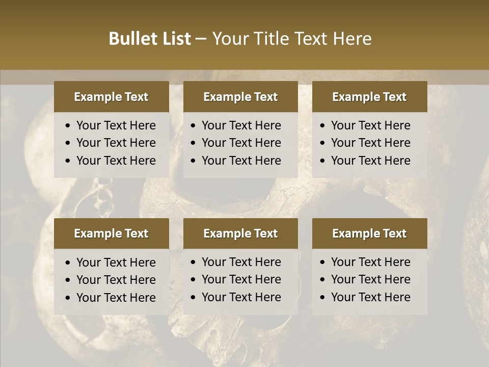 Human Genocide Science PowerPoint Template