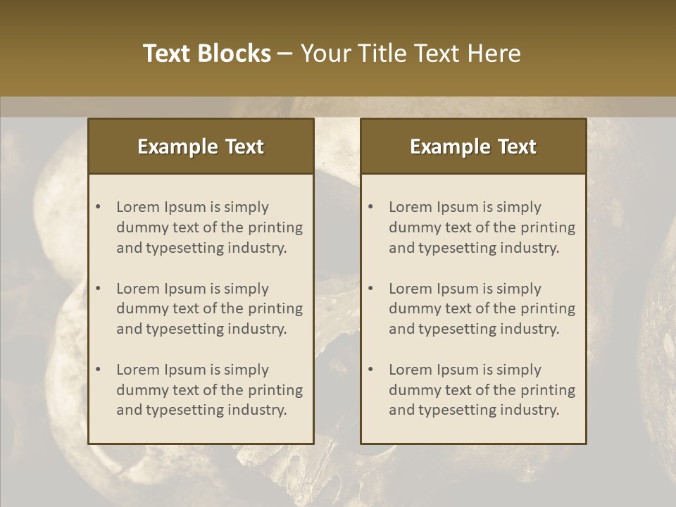 Human Genocide Science PowerPoint Template