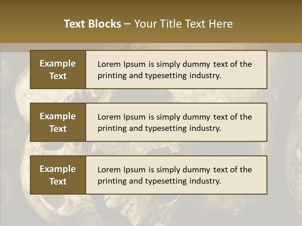 Human Genocide Science PowerPoint Template