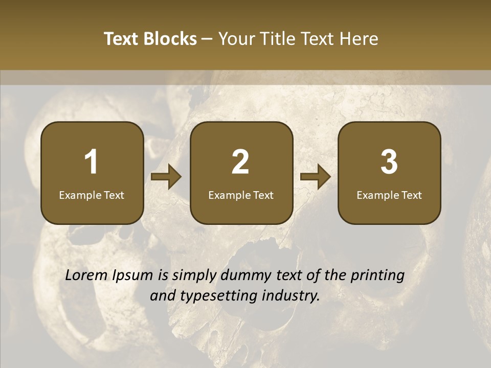 Human Genocide Science PowerPoint Template