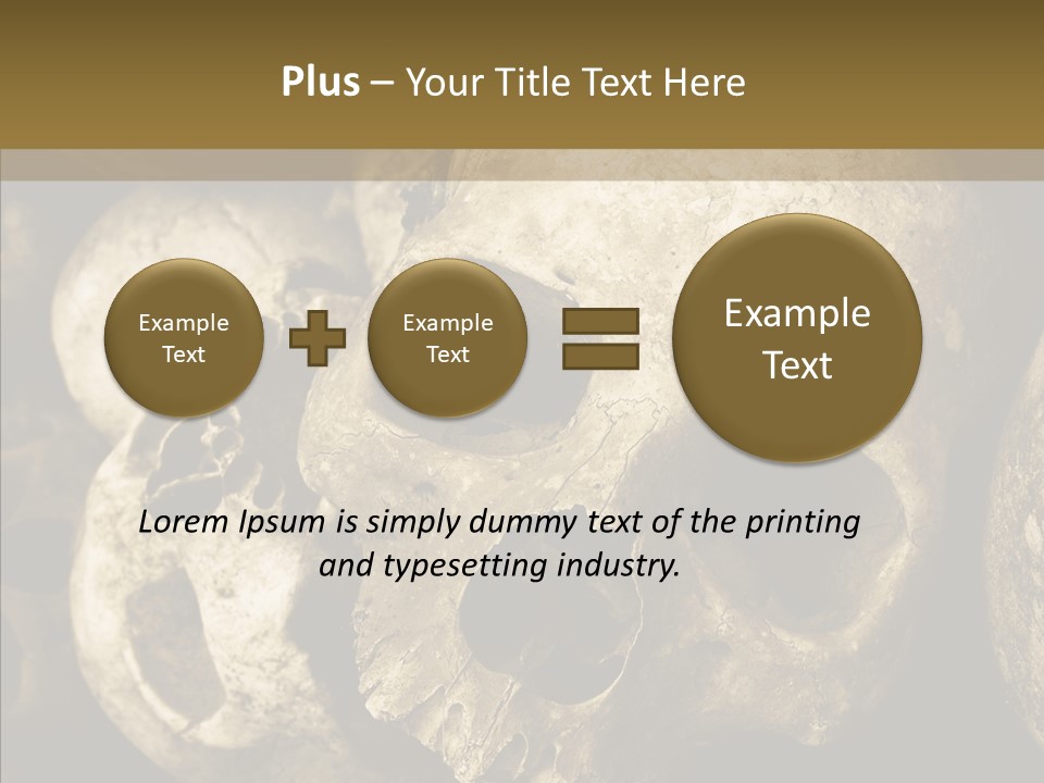 Human Genocide Science PowerPoint Template
