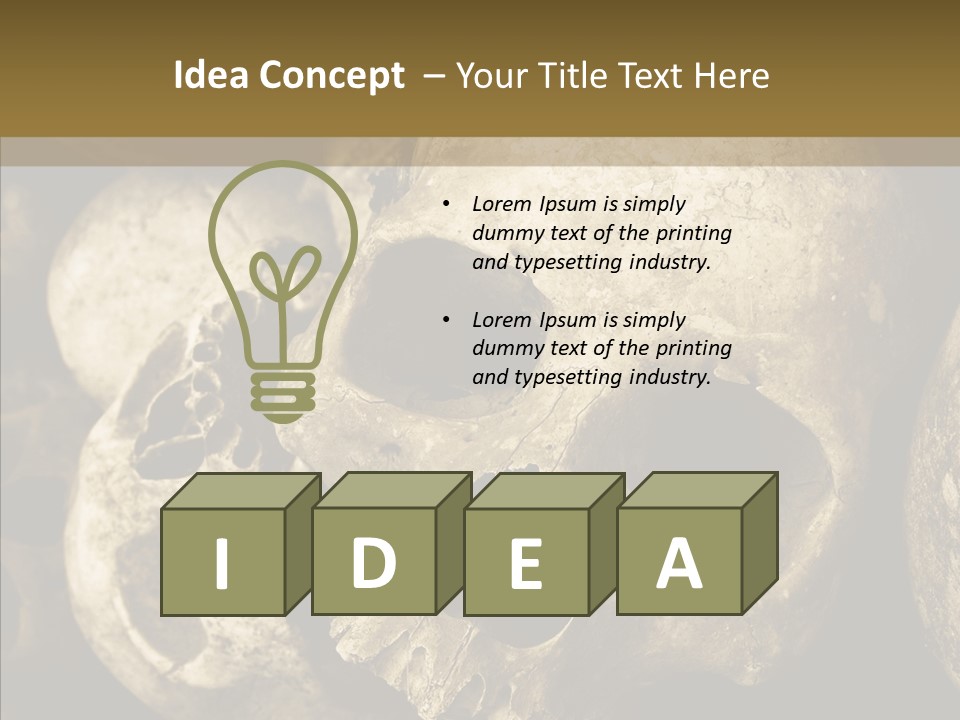 Human Genocide Science PowerPoint Template