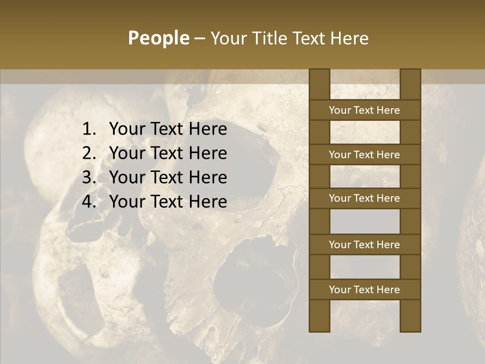 Human Genocide Science PowerPoint Template