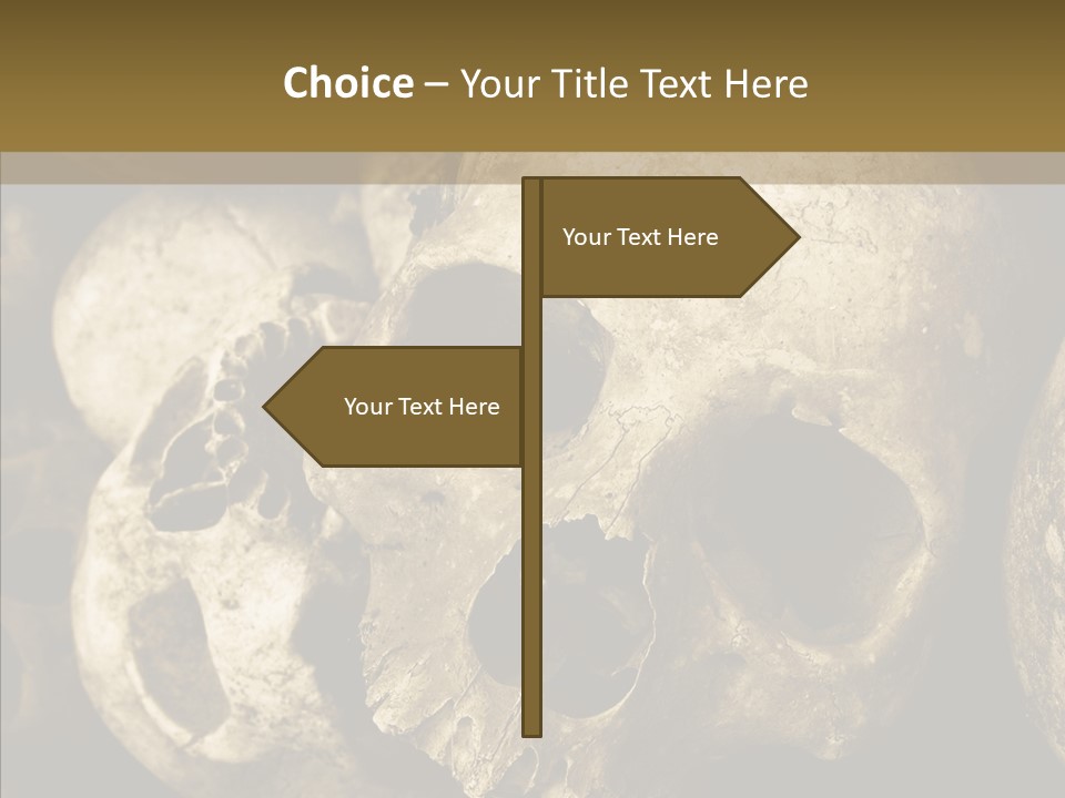 Human Genocide Science PowerPoint Template