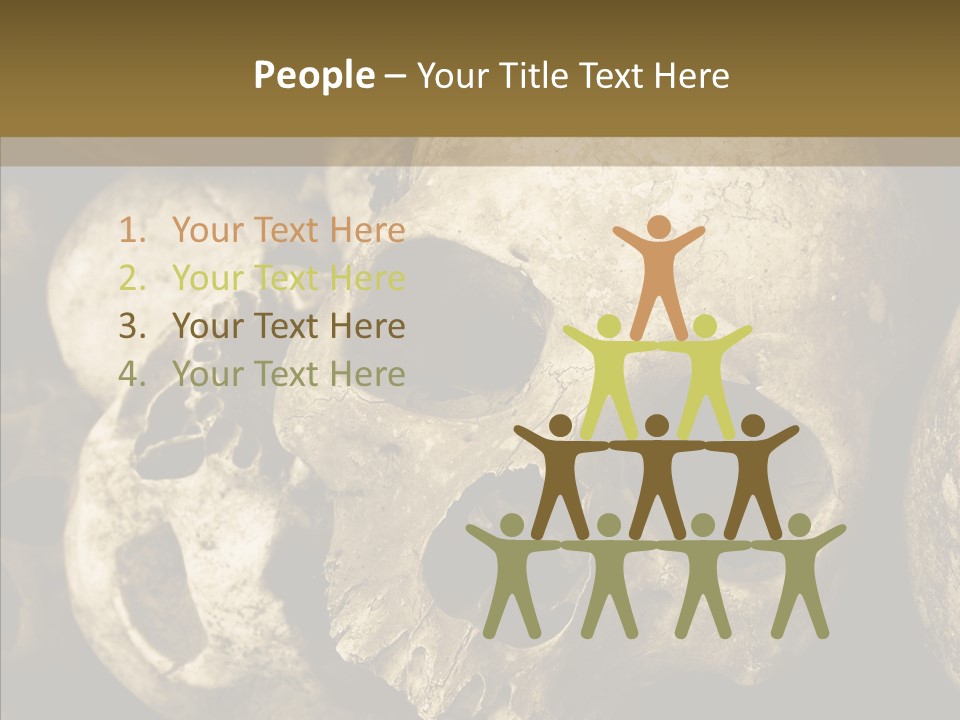 Human Genocide Science PowerPoint Template