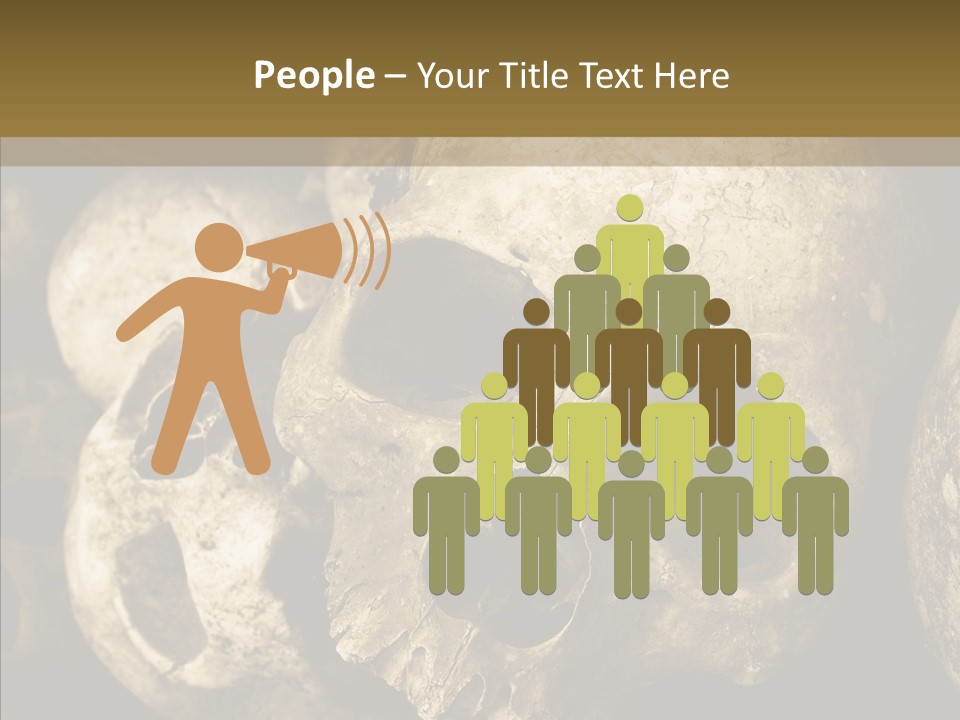 Human Genocide Science PowerPoint Template