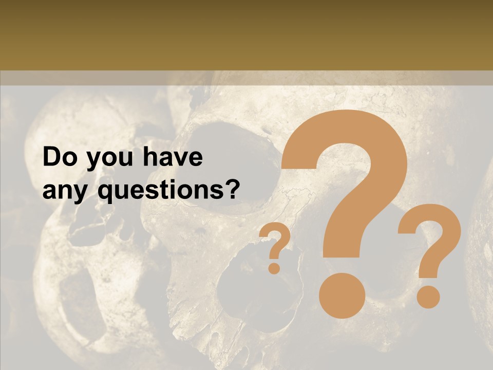 Human Genocide Science PowerPoint Template