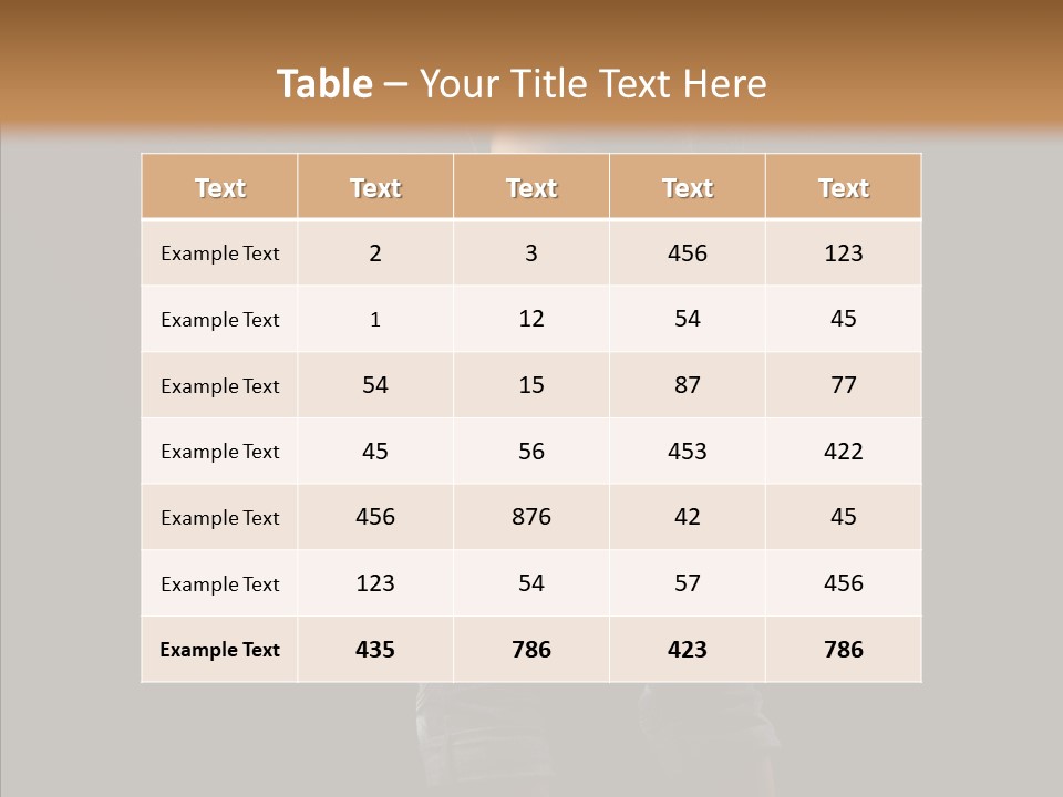 Glamour Attitude Look PowerPoint Template