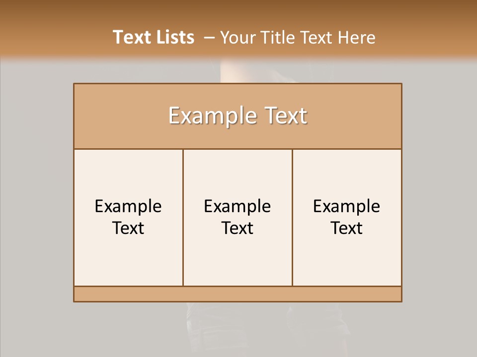 Glamour Attitude Look PowerPoint Template