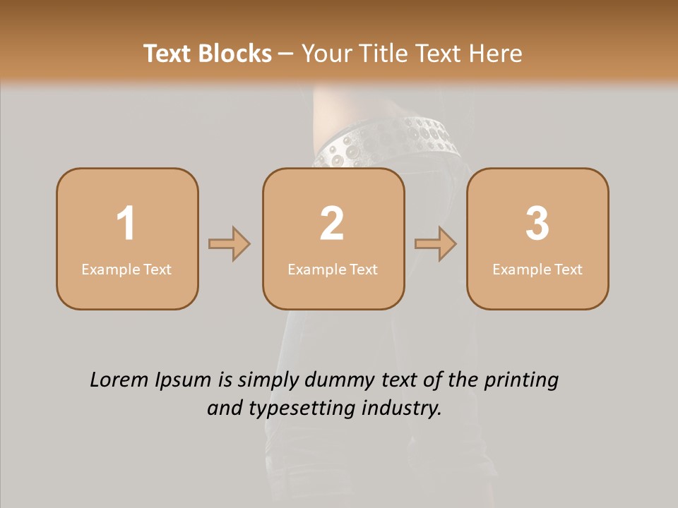 Glamour Attitude Look PowerPoint Template