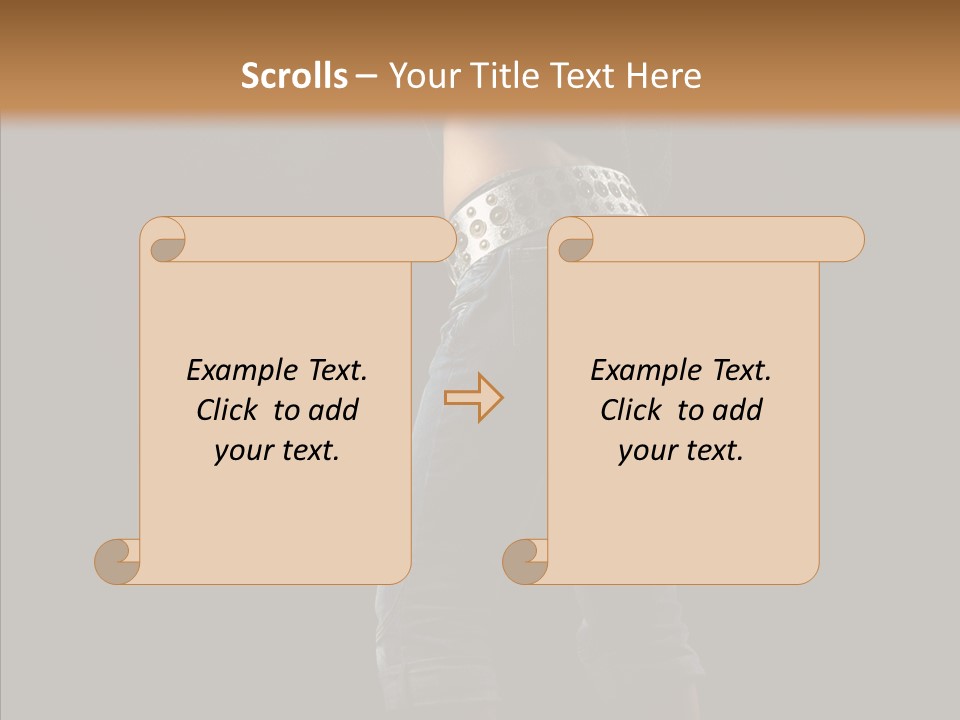 Glamour Attitude Look PowerPoint Template