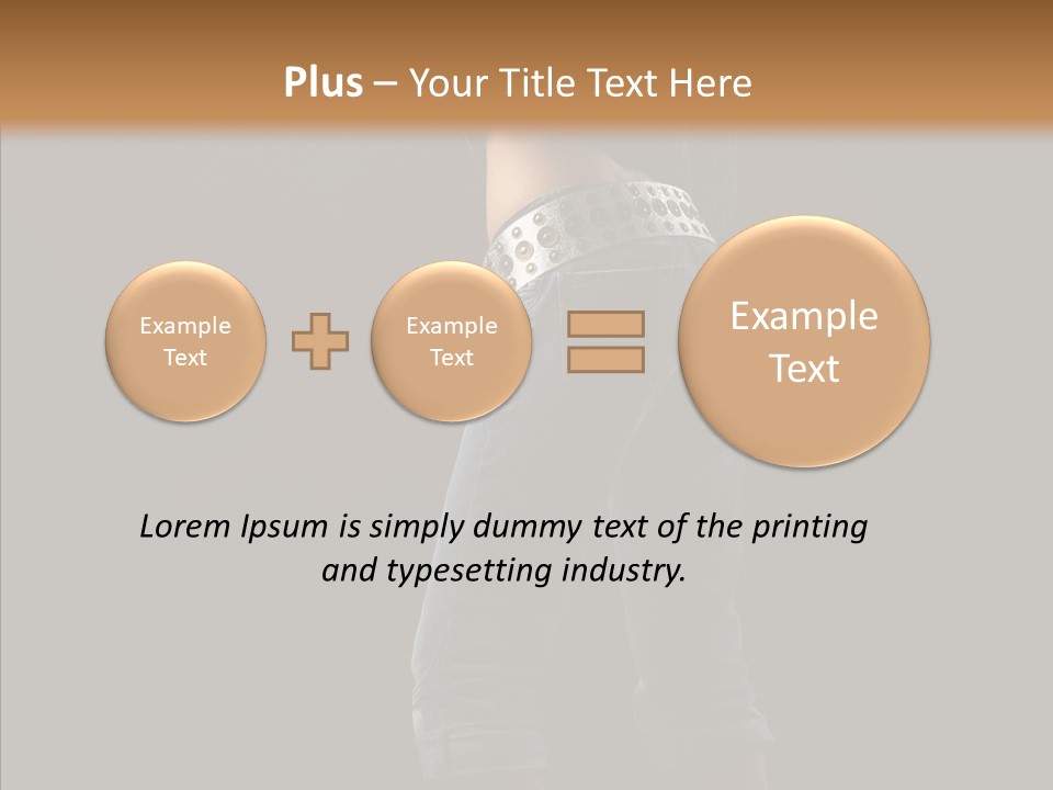 Glamour Attitude Look PowerPoint Template