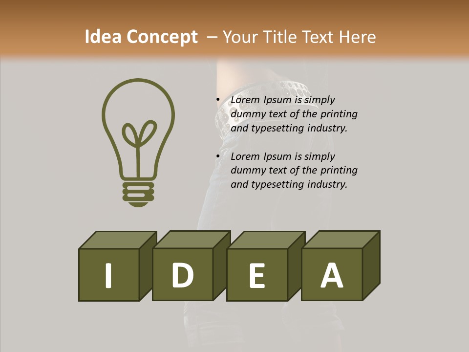 Glamour Attitude Look PowerPoint Template