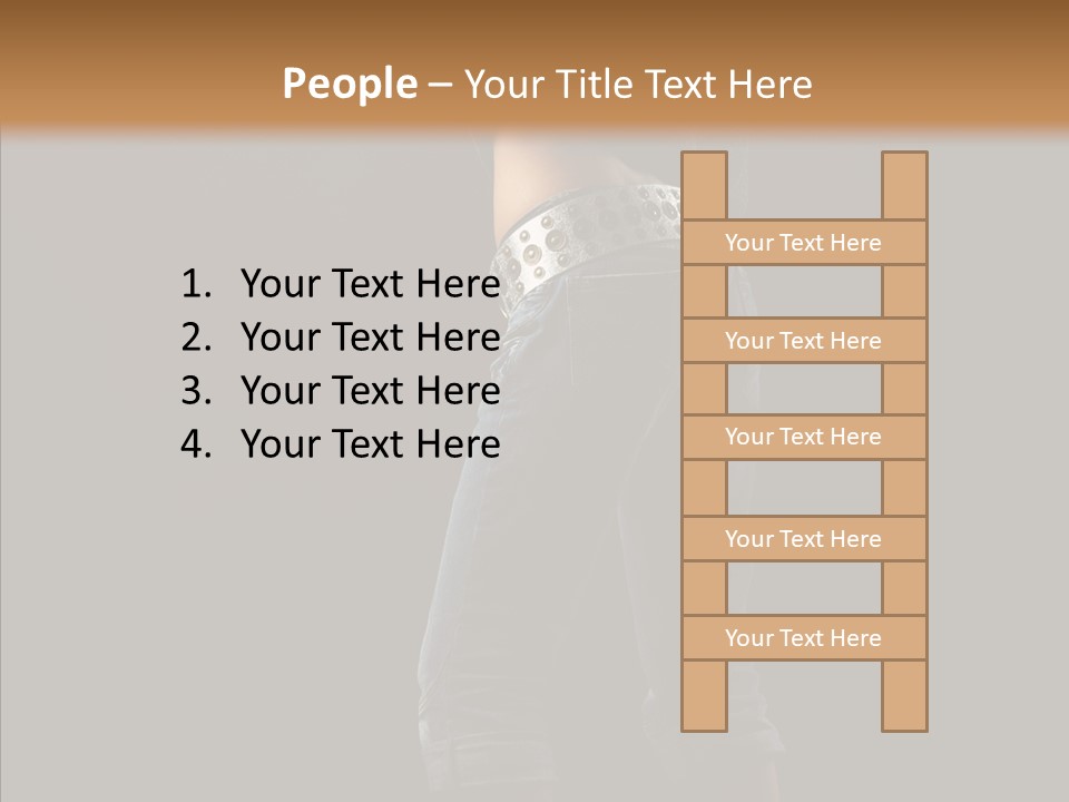 Glamour Attitude Look PowerPoint Template