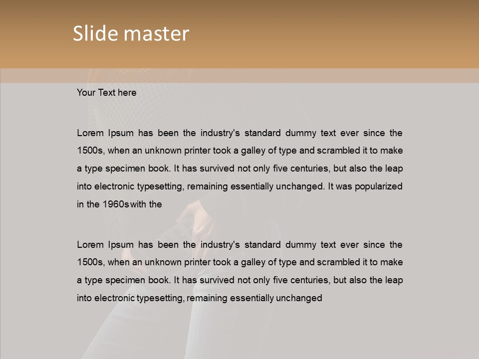 Advertising Pretty Feminine PowerPoint Template