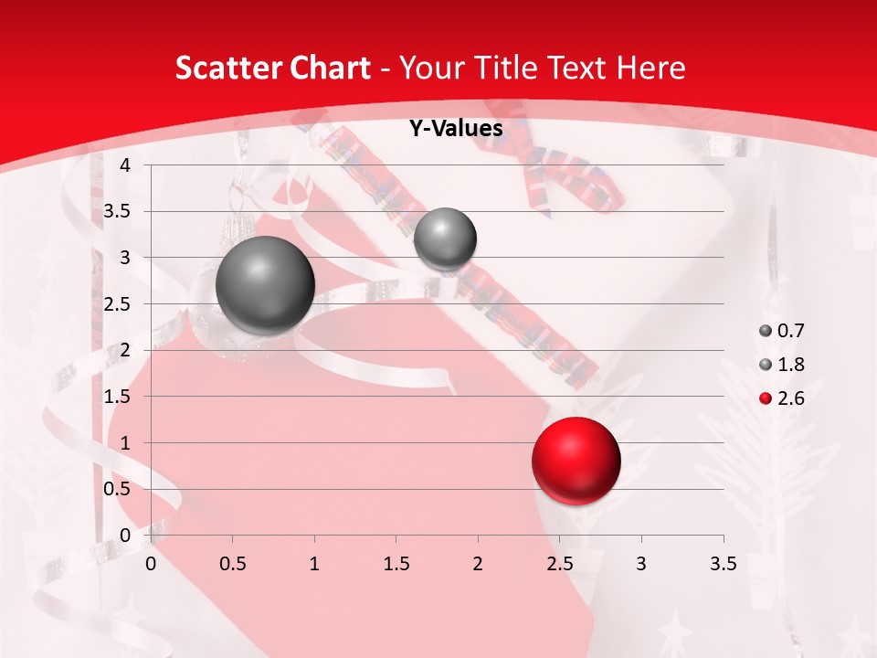 Tree Celebration Red PowerPoint Template