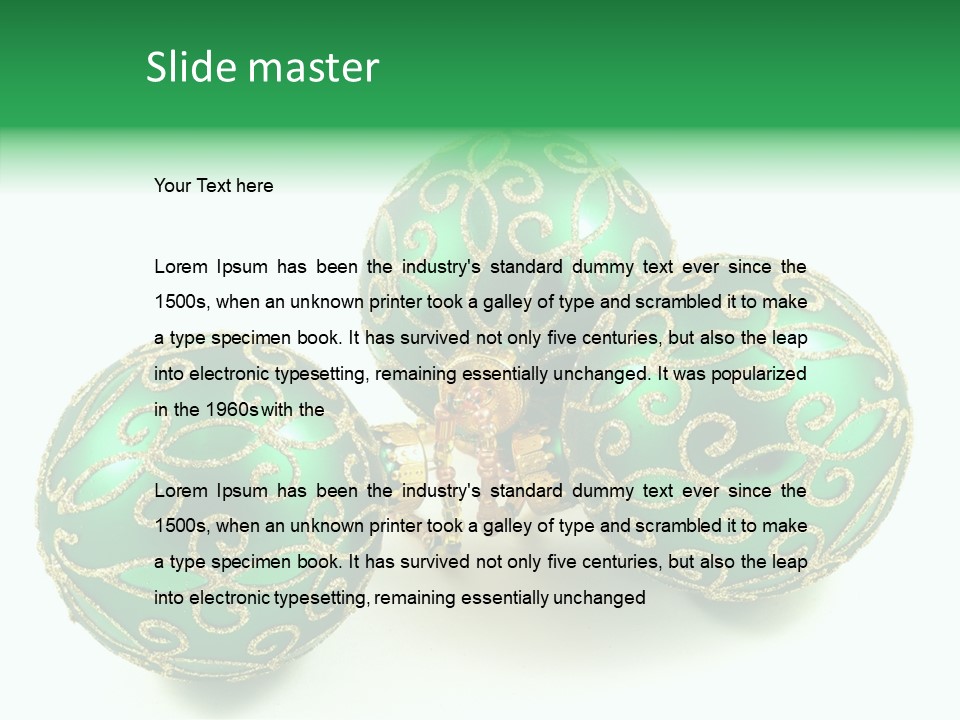 Bulb Flowers Gleaming PowerPoint Template