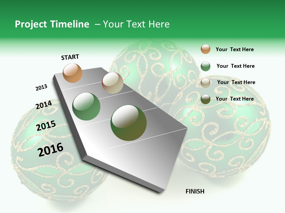 Bulb Flowers Gleaming PowerPoint Template