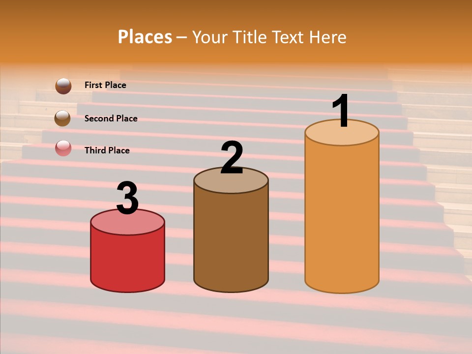 Red Splendid Entrance PowerPoint Template