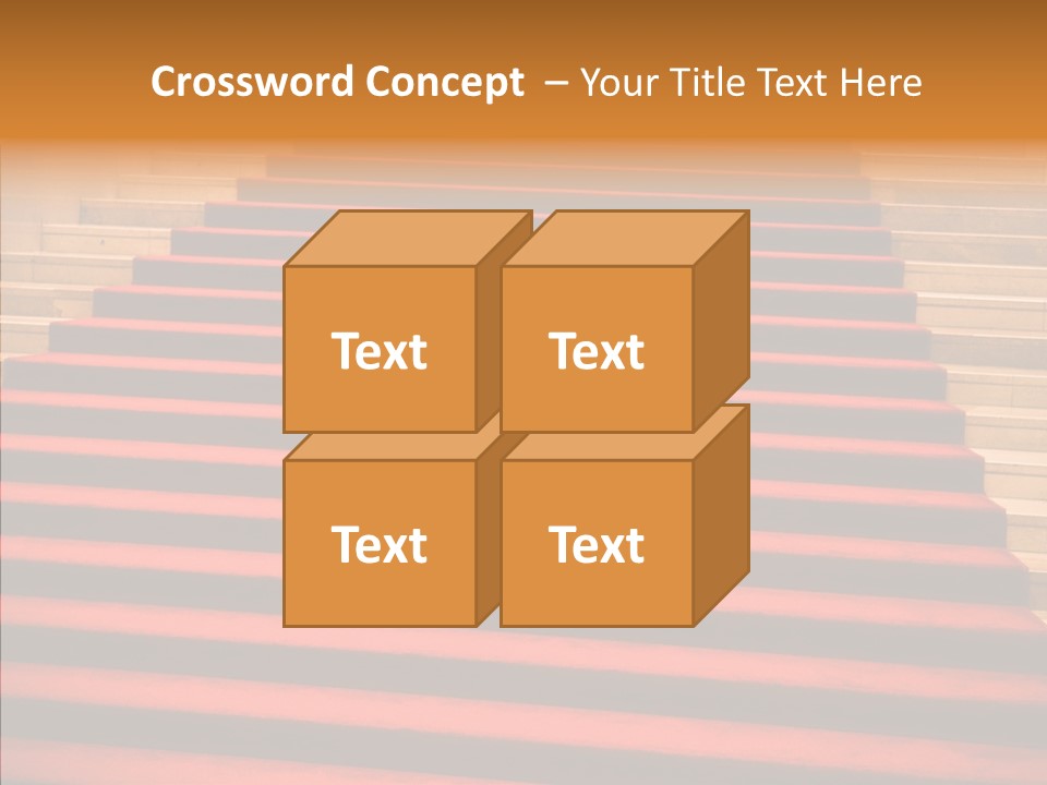Red Splendid Entrance PowerPoint Template