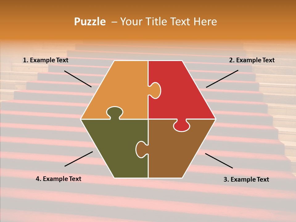 Red Splendid Entrance PowerPoint Template