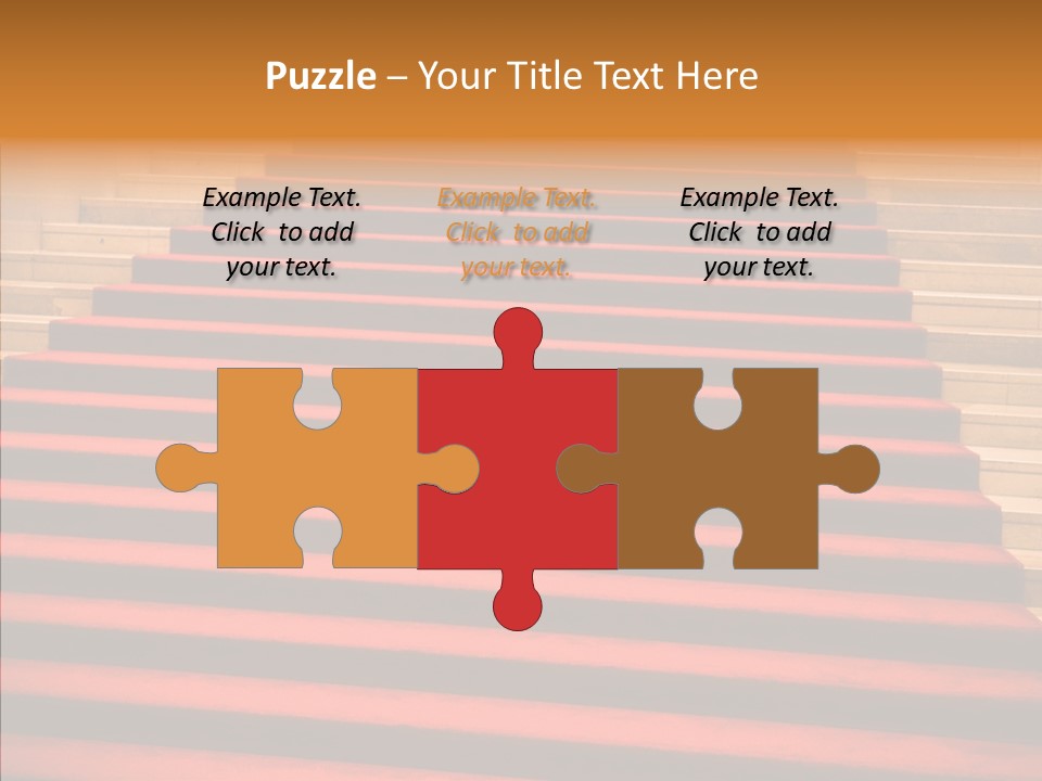 Red Splendid Entrance PowerPoint Template