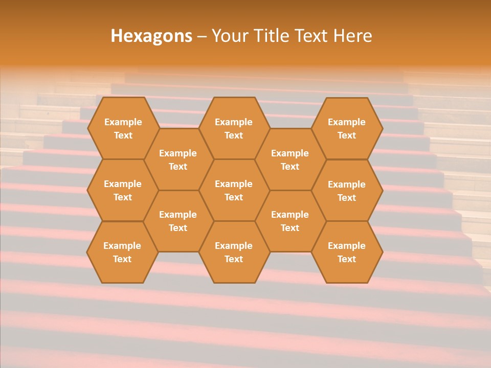 Red Splendid Entrance PowerPoint Template