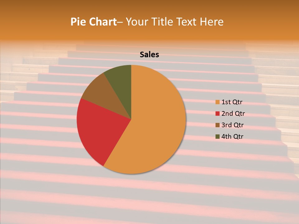 Red Splendid Entrance PowerPoint Template